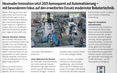 OÖ Wirtschaft berichtet über Heumader Innovation