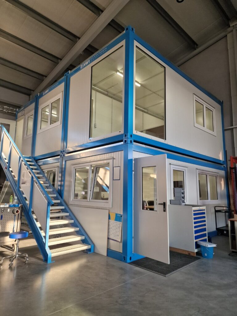 Containerbüro Außenansicht